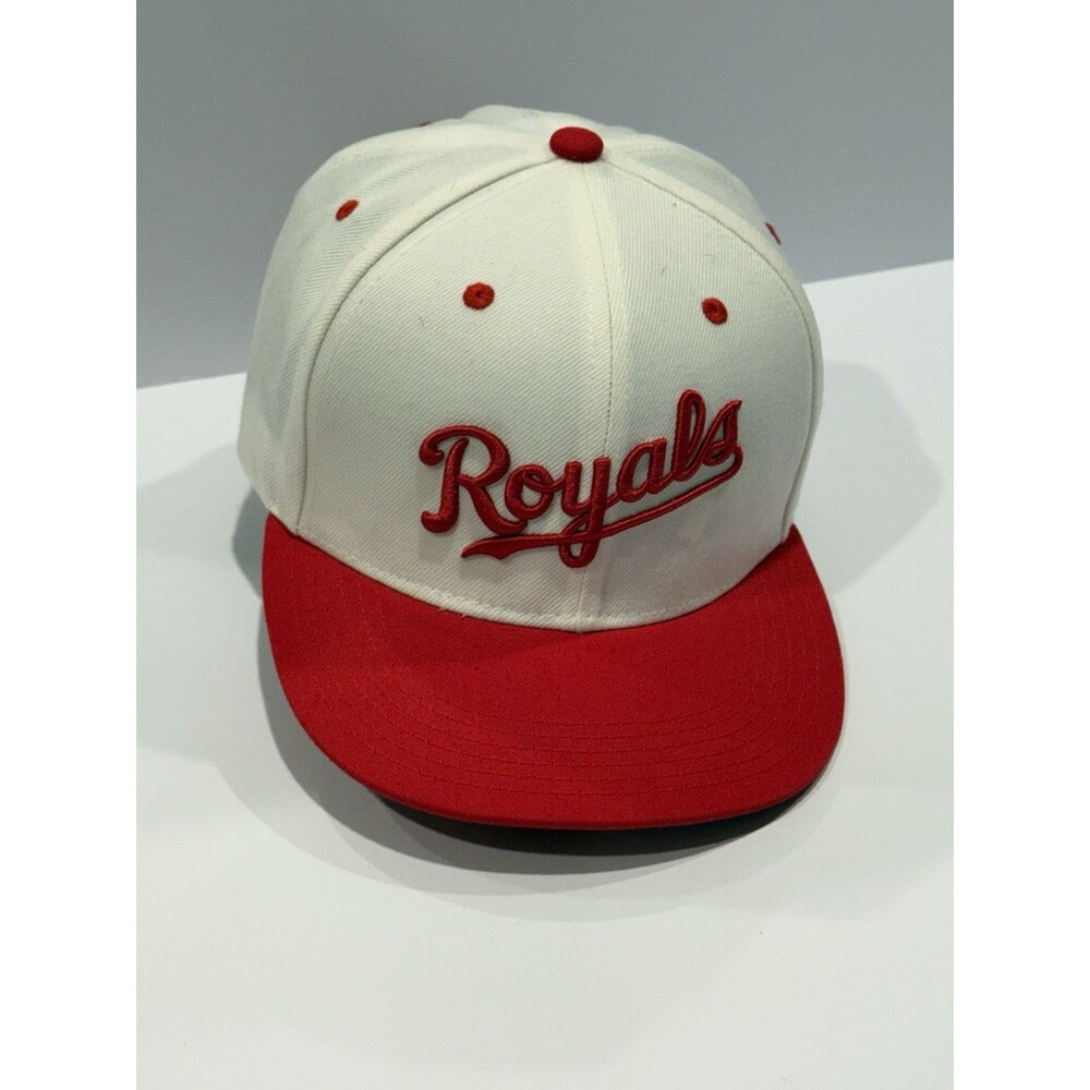 Kansas City Royals Baseball Hat FSKC Rally House Snapback Cap Red and white